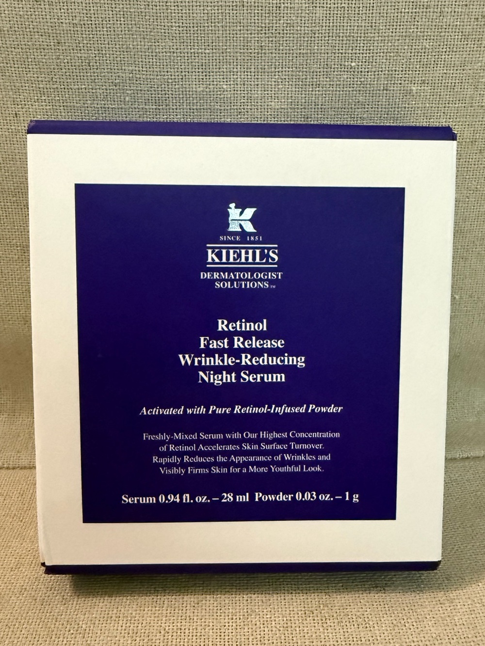 Kiehl's Fast Release Retinol Wrinkle Reducing Night Serum